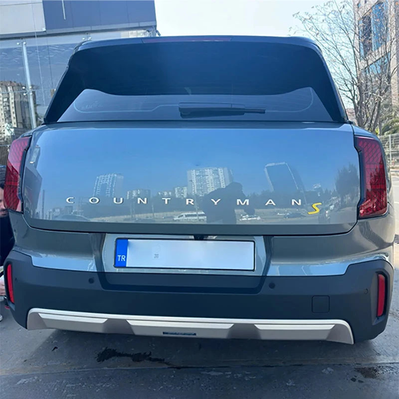 3D ABS S Emblem Letters Car Trunk Badge Decal Stickers for Mini Countryman U25 F65 F66 F67 Cooper S E SE J01 EV J05 Aceman
