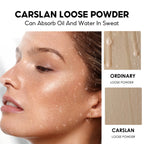 CARSLAN Black Magnetic Translucent Loose Setting Powder Makeup Waterproof Long Lasting Matte Oil Control Finishing Face Powder