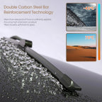 For Smart ForTwo 450 451 453 1998-2019 Front Windshield Wiper Blades 2pcs Windscreen Window Accessories 2000 2004 2008 2014 2018