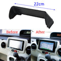 Car GPS Navigation Sunshade Visor Cover Sun Shade 22cm Anti-Glare Car Dash Radio Sun Shade GPS Navigation Hood Cap Cover