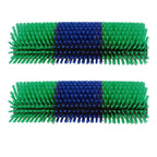 2pcs Livestock Scratch Brushes Plastic Full Massage Relieve Itching Animal Back Scratching Brush 17.13in Length for Horse Cattle