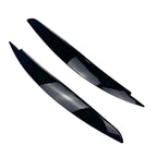 2pcs Car Headlight Eye Lid Covers Black Trim ABS Carbon Fiber Eye-catching For BMW 1 Series E87 E88 E81 E82 Eyelids Brows