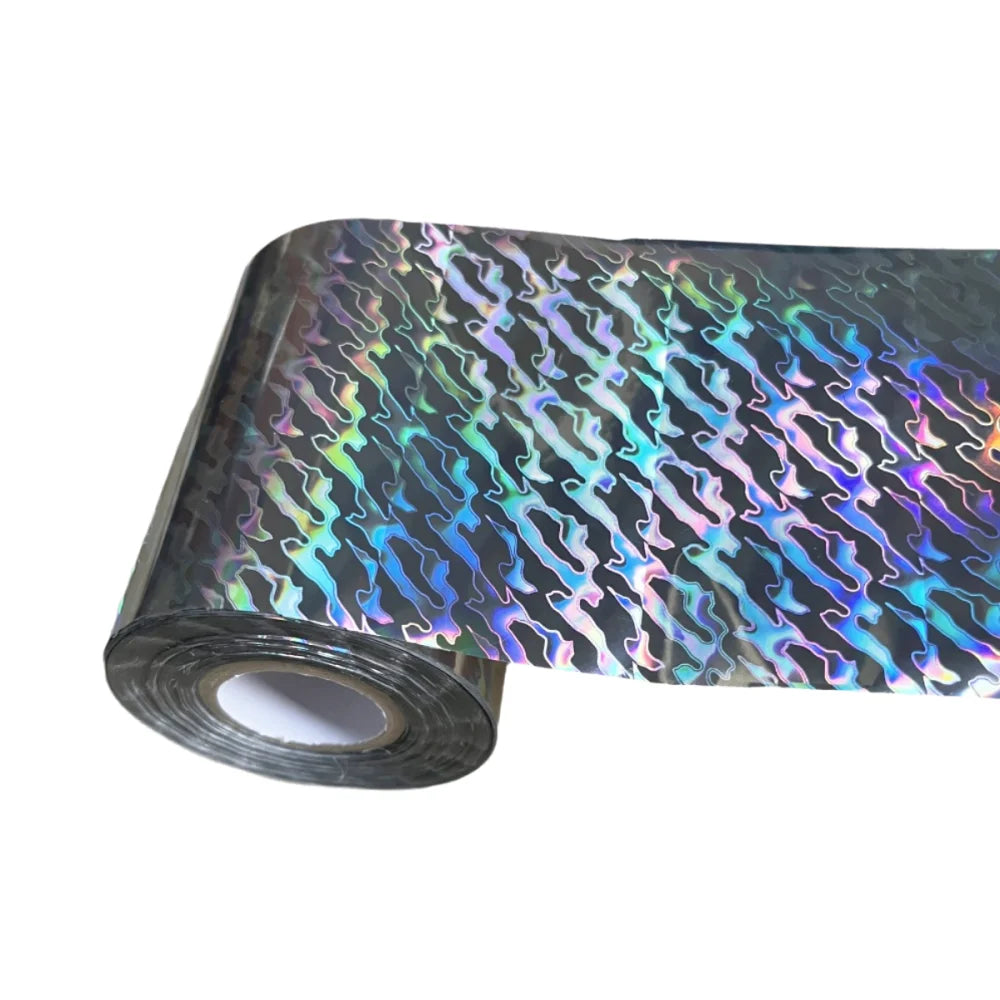 8CM 120M Fishing Lure Foil Lure Decoration Tape Laser Holographic Foils DIY Fishing Bait Film Lure Making Material Hot Stamping