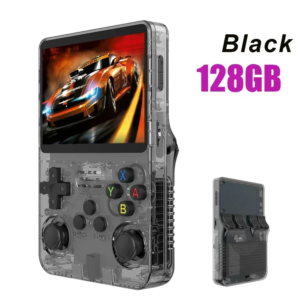 Original R36S Portable Handheld Game Controller with 3.5" HD Screen, Rechargeable Battery - Perfect Christmas Gift for Gamers