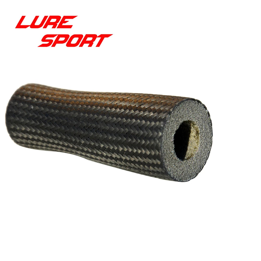 Proton 2pcs  Carbon Fiber Weaving 71mm 76mm 84mm handle Grip for Reel Seat Rod Building component Rod Repair DIY blank
