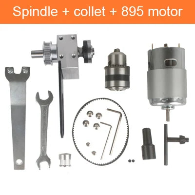 Table Saw Spindle Assembly DIY Woodworking Mini Saw Spindle Cutting Spindle Bearing Seat Cutting Mini Electric Saw