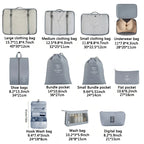 Travel Set Storage Bags Clothes Digital Toiletries Shoes Organizer bag Student Dormitories Clothing Sorting Bags Packing Cubes