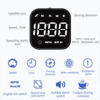 Universal Car Mini HUD G4S GPS Head Up Display Auto Digital KMH/MPH Speedometer Black / Green Font Speed Board  Projection