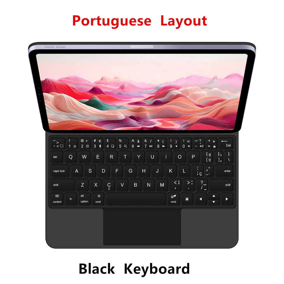 Magic TouchPad Keyboard for iPad (A16) 2025 11" Case iPad A16 11th 10th Generation A3354 A3355 A3356 A2696 Smart Cover Backlit