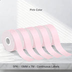 Marklife P12 Thermal Label Printer Auto Cut Portable Mini Printer P12 Adhesive Sticker Labeling Machine or 5PK Continuous Tape ﻿