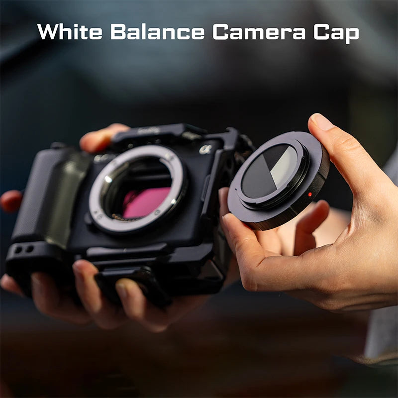 Freewell Canon White Balance Metal Camera Cap Protection Cover DSLR Lens Front Cap for Canon EF & RF Mount
