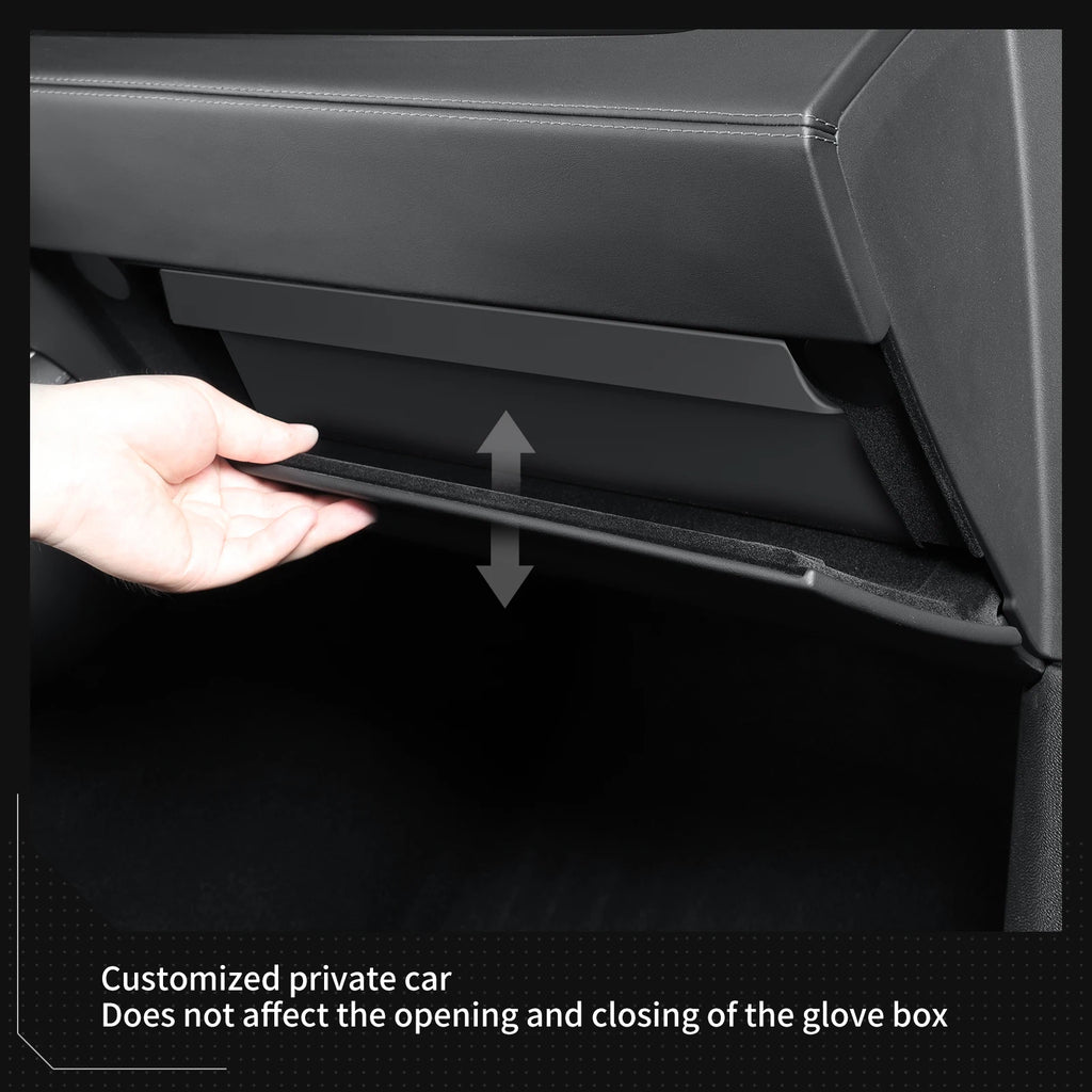 LUCKEASY LHD for Tesla Model Y Launch 2025 2026 Juniper (not for RHD) Car Glove Box Tray Pallet Case Organizer Accessories