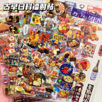 10PCS Cute Cat Laser Stickers Glitter Waterproof Translucent Funny Stationery Cute Scrapbooking Materials Craft Supplies