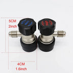 R134a/R1234yf Adjustable Quick Connector Refrigerant Adapter Set, Car A/C, 1 Pair