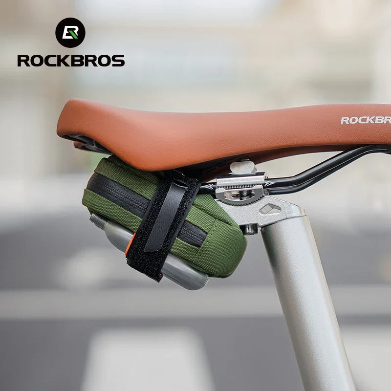 ROCKBROS Cycling Bag 0.35L Mini Portable Bike Tail Bag MTB Mountain Road Bike Tool kit Repair Bag Bicycle Bag Accessories