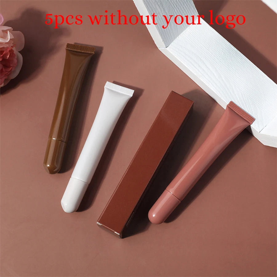 Private Label Lip Oil Custom Logo 10ml Polypeptide Colored Lip Balm Arnica Lipgloss Super Moisturizing Gel Plumping Makeup Hose