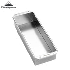 CAMPINGMOON CK-11 Outdoor Camping Travel Picnic Cutlery Utensil Stainless Steel Food Container Vegetable Box