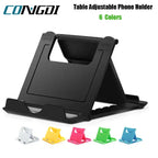 Table Phone Holder Bracket Adjustable Desktop Stand For Ipad IPhone Samsung Xiaomi Folding Universal Mobile Phone Stand
