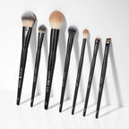 BKNikki Pro Artist Makeup Brush Set 7PCS Professional Face Powder Blush Eyeshadow Brow Liner Cosmetic Brushes