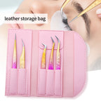 5 Eyelash tweezers Eyelash Extension Tweezers Eyelash Volume Tool Strap Pack Stainless Steel Eyelash Extension Tweezers Sharp Ey