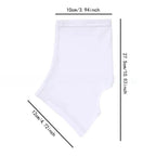 Football cleat covers spats 1 pair slip resistant high elastic foot covers solid color