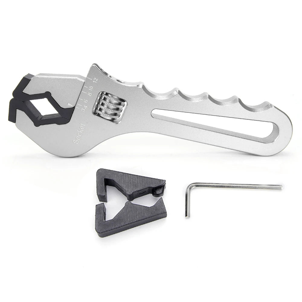 ZSRacing AN Hose Fitting Adjustable Wrench 3AN-12AN Lightweight Aluminum Spanner AN 3 4 6 8 10 12 TC050