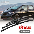1set Front & Rear Windshield Wiper Blades Windscreen Wipers For Honda Fit Jazz 2014-2020 2015 2016 2017 2018 2019 Accessories