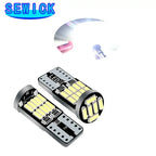 100Pcs T10 W5W 194 501 Led Canbus No Error Car Interior Light T10 26SMD 4014 Chip White Instrument Clearance Lights Bulb Lamp