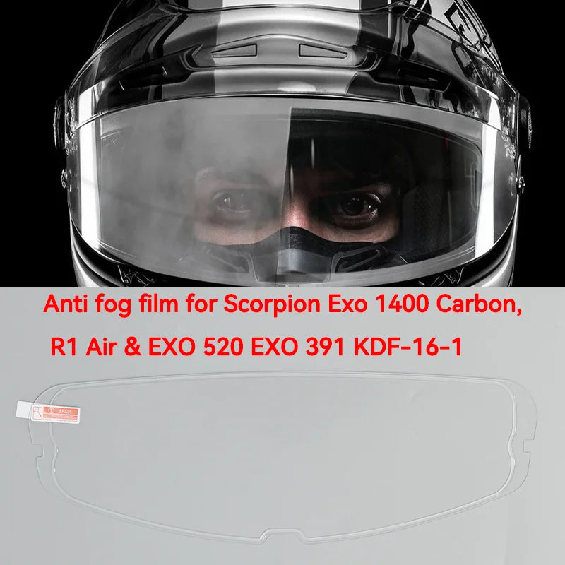 Motorcycle Helmet Visor Lens For KDF-16-1 Scorpion Exo 1400 Carbon, R1 Air EXO 520 Anti-UV Anti-Scratch Dustproof Wind Shield