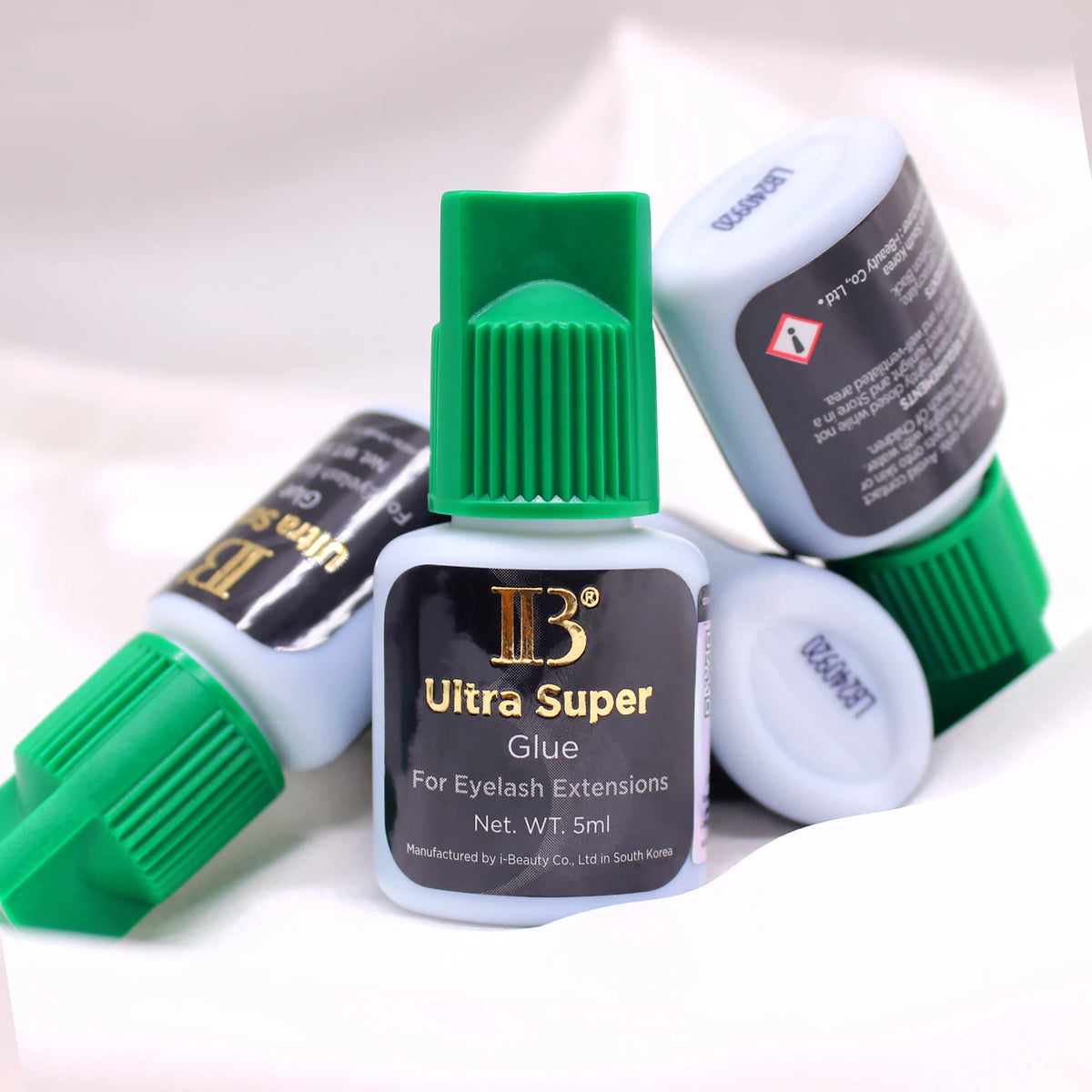 IBeauty Ultra Super IB Glue for Eyelash Extensions 5ml IB Green Cap False Lash Adhesive Makeup Tools Korea Supplies Cola