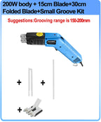 Air Cool Hot Knife Foam Cutter Tool Machine Slotting Groove Styrofoam Polystyrene Fabric Rope Cutter Electric Heating Hot Knife