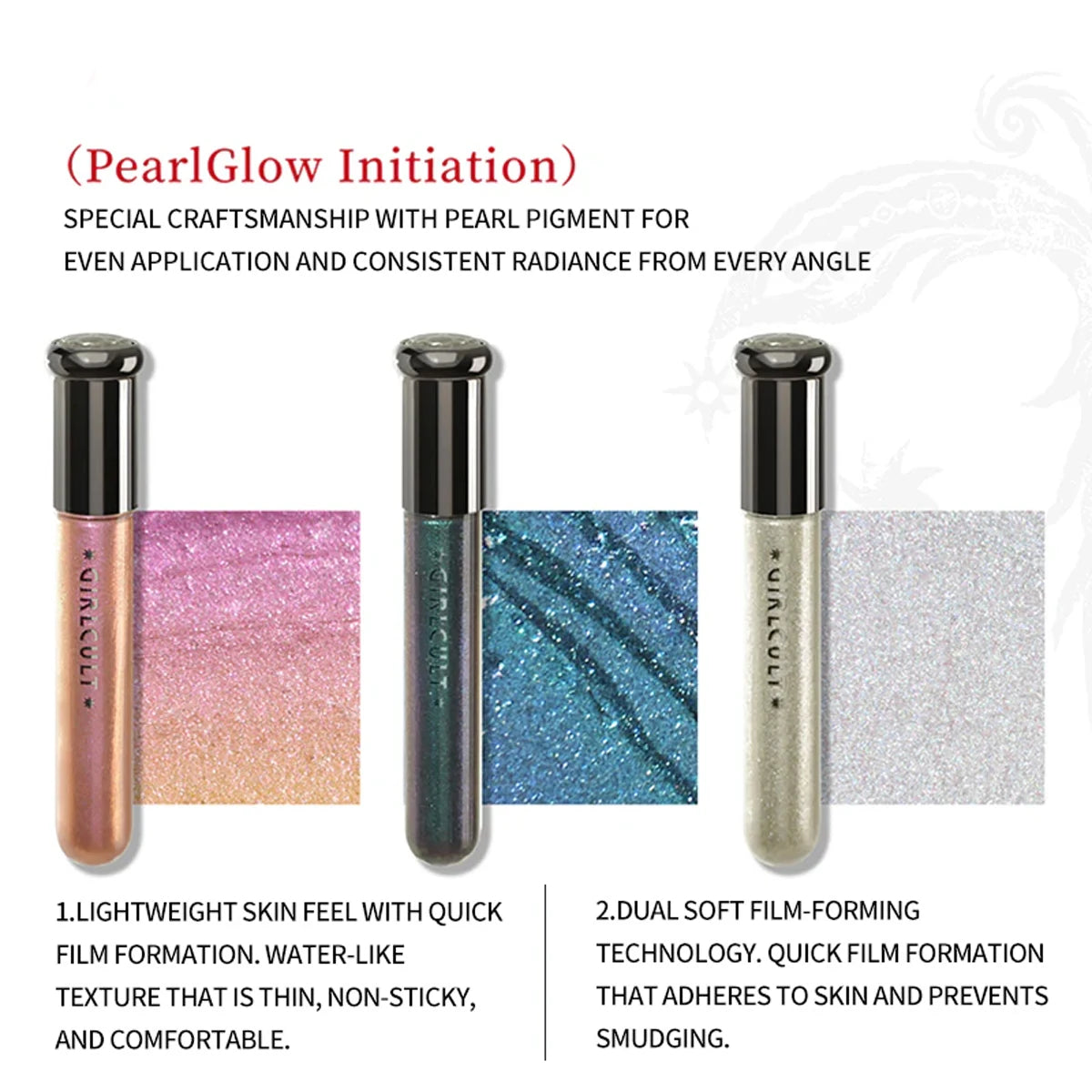 Girlcult Hallucination Liquid Eyeshadow,Fine Glitter Particles,Metallic Shine,Iridescent Shift,Eye Highlighting,Creative Makeup