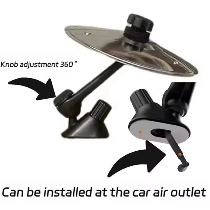Trend Musical Saucer Car Crash Cymbal With Drum Sticks Alloy Car Crash Drums With Knocking Stick Cymbal Air Vent Drum Mini Drums