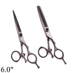 Professional Hairdressing Scissors 5.5" 6" Purple Dragon JP 440C Swivel Thumb Hair Cutting Scissors Barber Thinning Shears Z9019