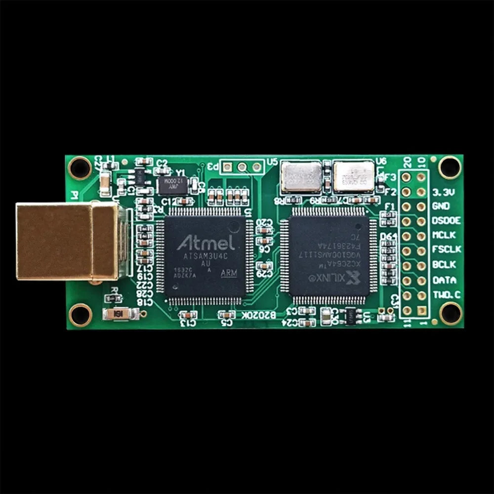 Nvarcher Italy Amanero Combo384  USB IIS digital interface C3391 Upgrade crystal oscillator supports DSD512 32bits/384khz