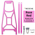 RECEVC Folding Bicycle Rear Rack Luggage Carrier BMX Baggage Rack Bike Aluminum Alloy Luggage Carrier Rear Shelf for Brompton