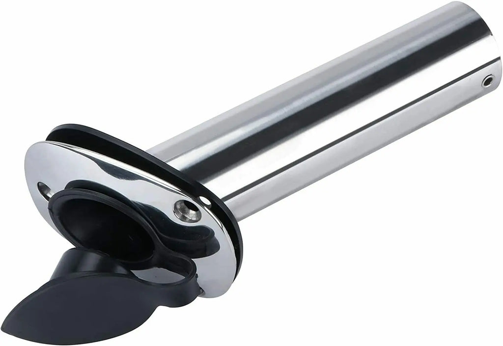 2X Stainless Steel Flush Mount Boat Fishing Rod Holder 30 Degree Rod Pod for Marine Boat