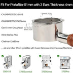 51mm Bottomless Espresso Portafilter Beech Wood Handle for Linea Classic EM450M, CM5418