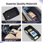 Center Console Organizer for 2026 Mazda CX-5 Armrest Box Storage Tray Secondary Interior Console Box Car Organizer Accessories