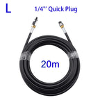 20m Sewer Drain Water Cleaning Hose Sewage Pipe Blockage Clogging hose Cord Nozzle for Karcher Bosch High Pressure Jet Washer