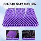 Gel Seat Cushion Summer Breathable Honeycomb Design For Pressure Relief Back Tailbone Pain for Home Office Wheelchair Chair Cars