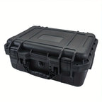 1 waterproof hard hand-held toolbox bag with pre cut sponge storage box, impact resistant unmanned driving chassis