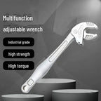 Heavy-Duty Industrial Crab Claw Wrench Self-Adjusting Ratchet Wide Jaw for Automotive Piping Manufacturing