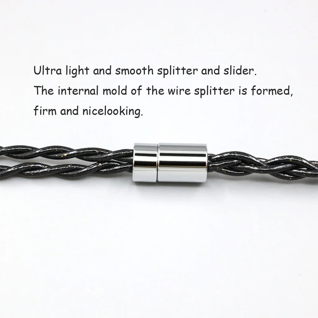 99% Pure Silver Palladium Graphene Floating Gold Cable For Beyerdynamic T1 T5P II AMIRON HOME Kennerton M12S LN008339
