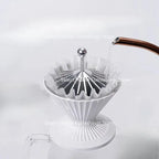 Suitable for Plastic Hand Brewing Hot Water Stamping Metal Coffee Filter Paper Press