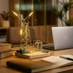 Windmill Light DIY Material Package, Desktop Decoration Glowing Ornaments, Super Atmospheric and Fun Gifts