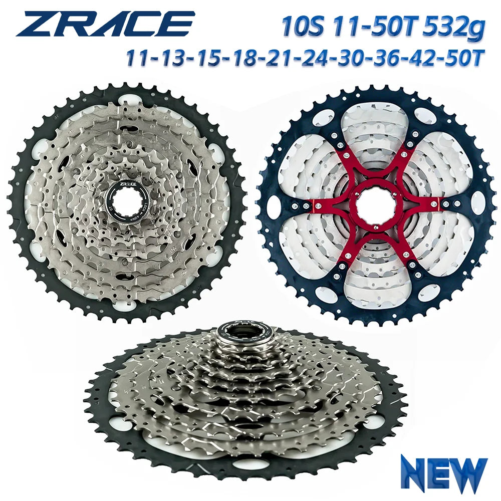 ZRACE Bicycle Cassette 8 9 10 11 12 Speed MTB bike freewheel 11-42T / 11-46T / 11-50T/11-52T for ALIVIO / DEORE / SLX / XT
