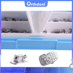 Orthdent 80Pcs/ 20Sets Dental Orthodontic Bondable Buccal Tubes Monoblock Single Non-Convertible Roth MBT 0.022 Dentistry Tool