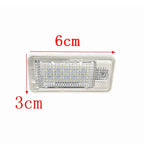 2PCS Rear LED License Plate Light For Audi A3 S3 8P A4 S4 B6 B7 A6 C6 S6 A8 S8 Q7 RS4 RS6 Plus Avant Auto Lamp Light