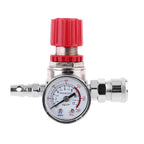 Air Compressor Pressure for Valve Switch Regulator Pressure Switch Control for Valve with Gauge Stainless Steel Dual Sca